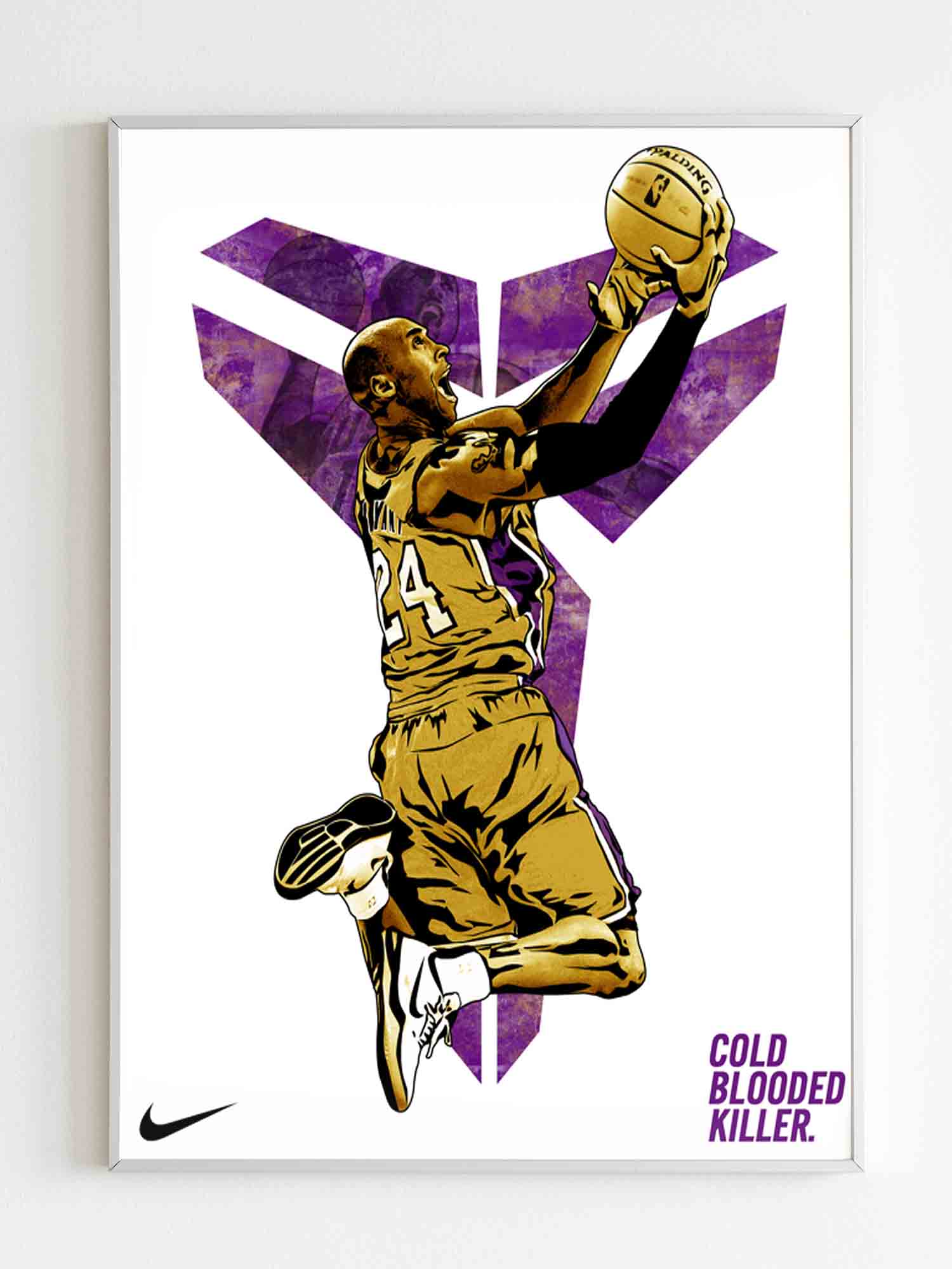 Kobe Bryant Cold Blooded Killer Poster – MrDad Store