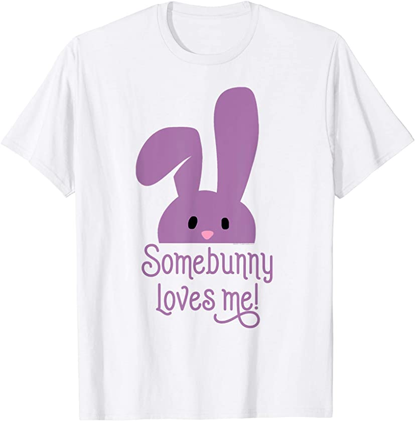 Cute Purple Easter Bunny Love T-Shirt