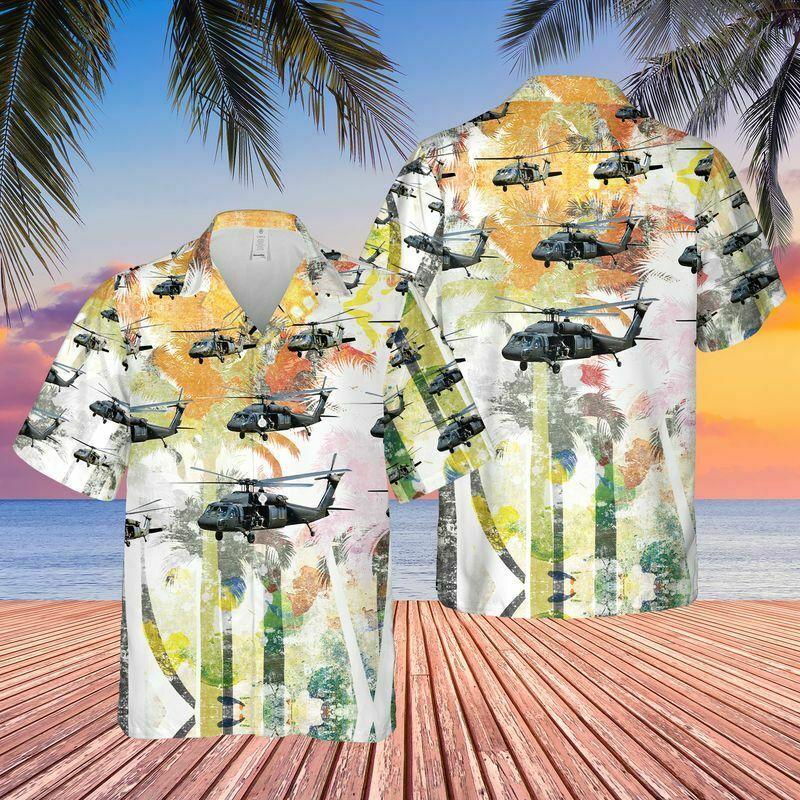 Black Hawk Helicopter Hawaii Shirt For Men Women Adult Ha42574