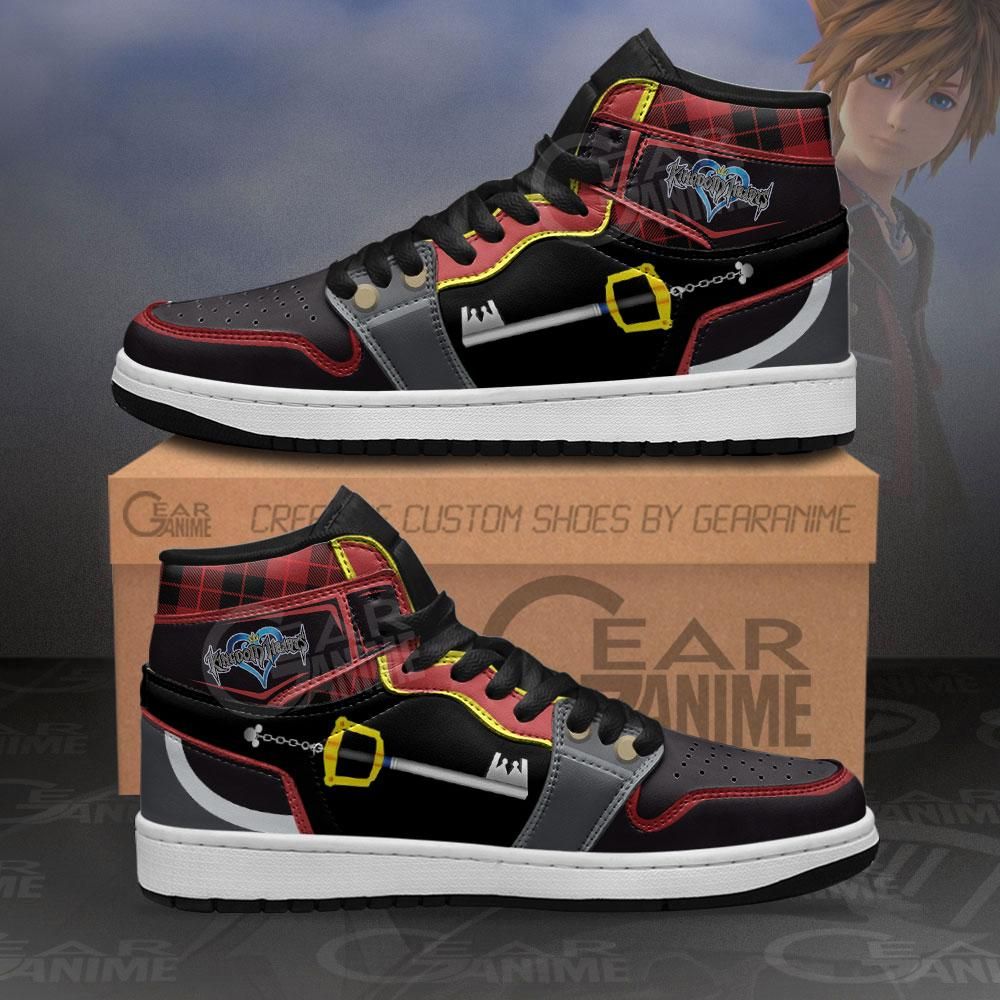 Kingdom Hearts Sora Sword Anime Air Jordan Shoes Sport Sneakers