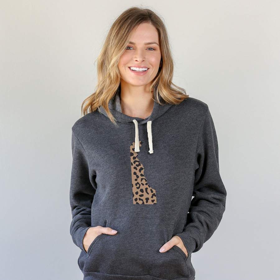 Delaware Leopard Pattern Hoodie