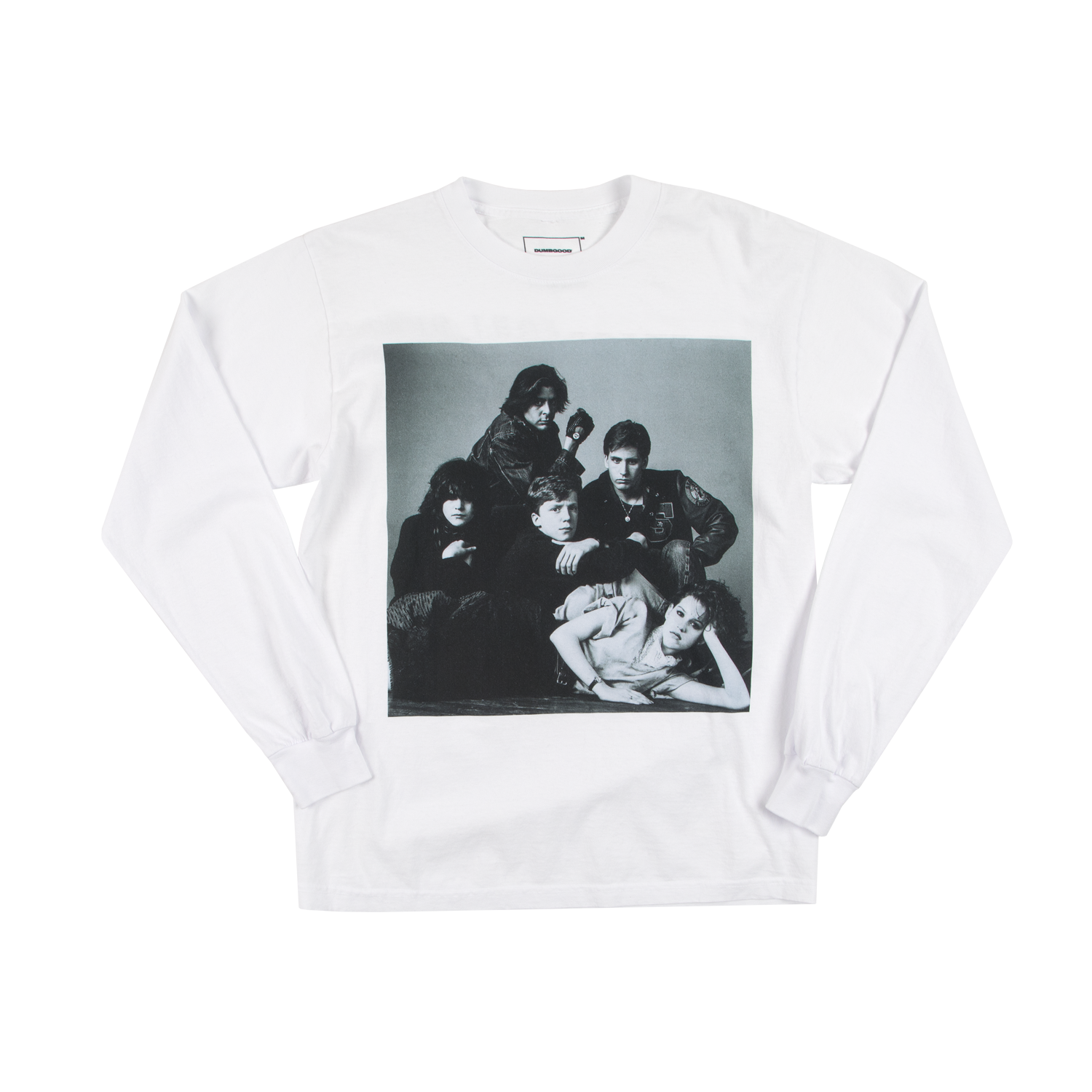 Brat Pack White Long Sleeve Tee