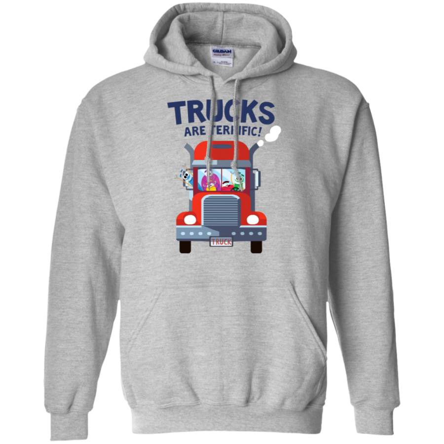 AGR ask the storybots trucks Gildan Pullover Hoodie