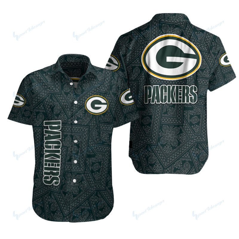 Green Bay Packers Button Shirt Bb095