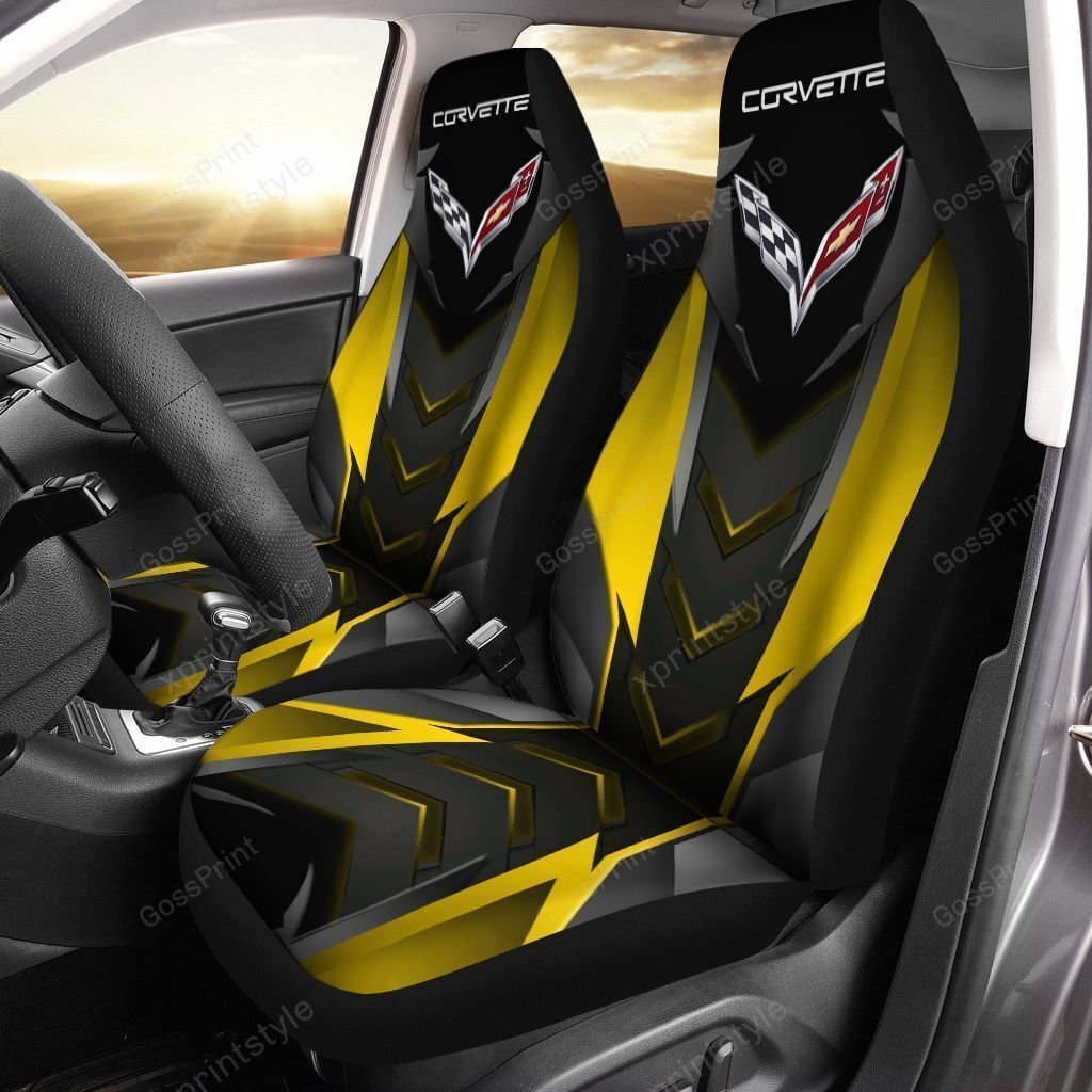 Chevrolet Corvette Car Seat Cover ( Set Of 2 ) Ver 15