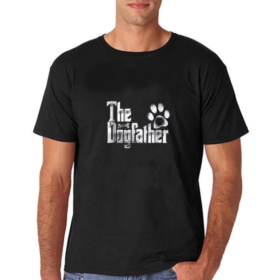 The Dog Father T-Shirt Dog Dad Funny T-Shirt