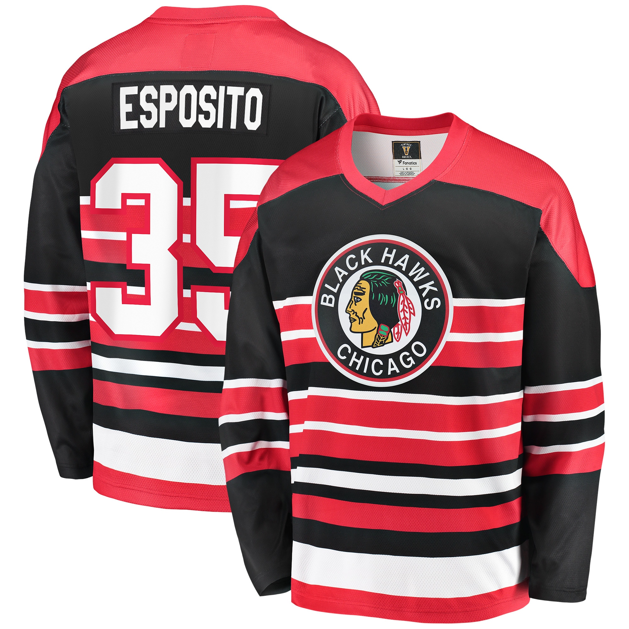 Tony Esposito Chicago Blackhawks Branded Premier Breakaway Retired Player Jersey – Red