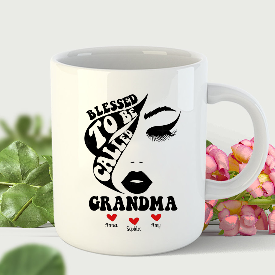 Blessed To Be Called Grandma Empowered Women Mug