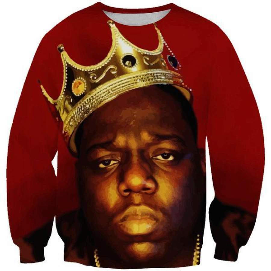 King Biggie Smalls Sweatshirt Notorious Big Clothes Toptrendingus