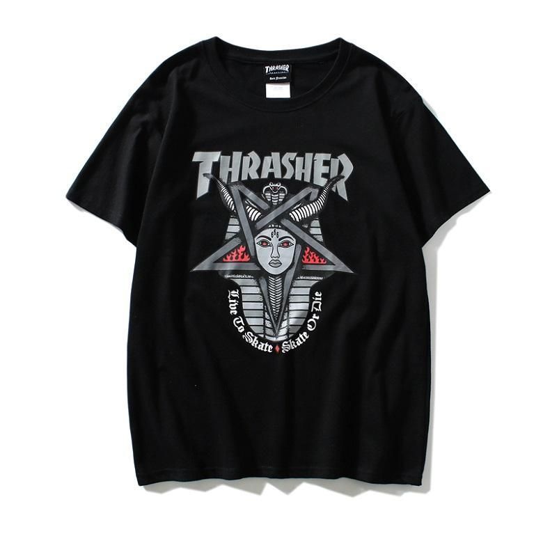 Black Thrasher Skategoat Shirt