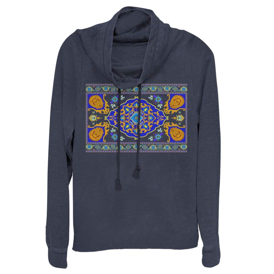 Aladdin Junior’s Magic Carpet View Cowl Neck Sweatshirt