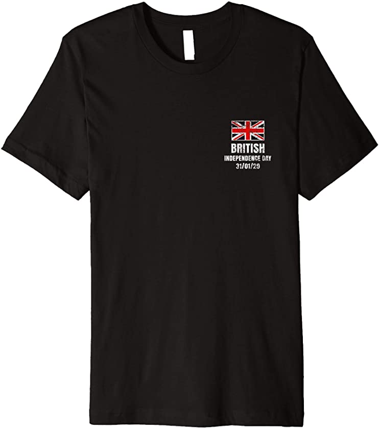 British Independence Day Brexit Day Vintage UK Flag Premium T-Shirt