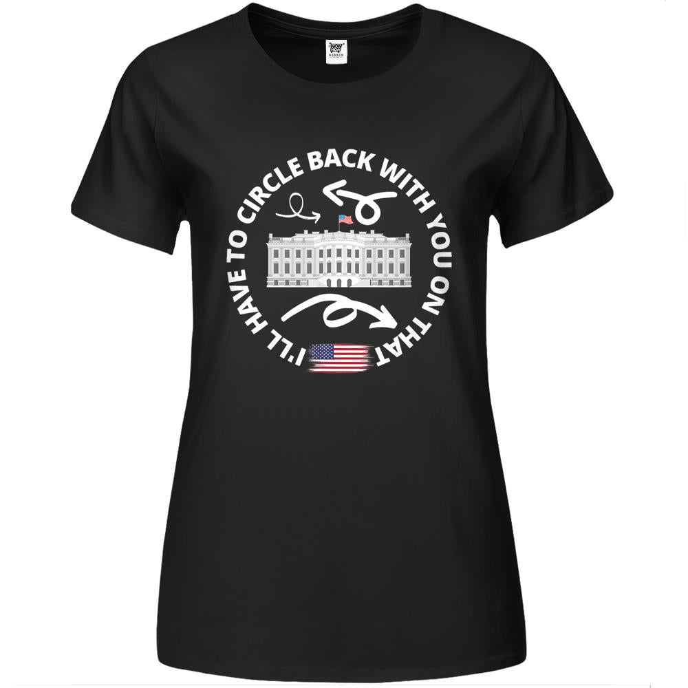 Funny 2021 Political Circle Back Jen Psaki Premium Womens T Shirts