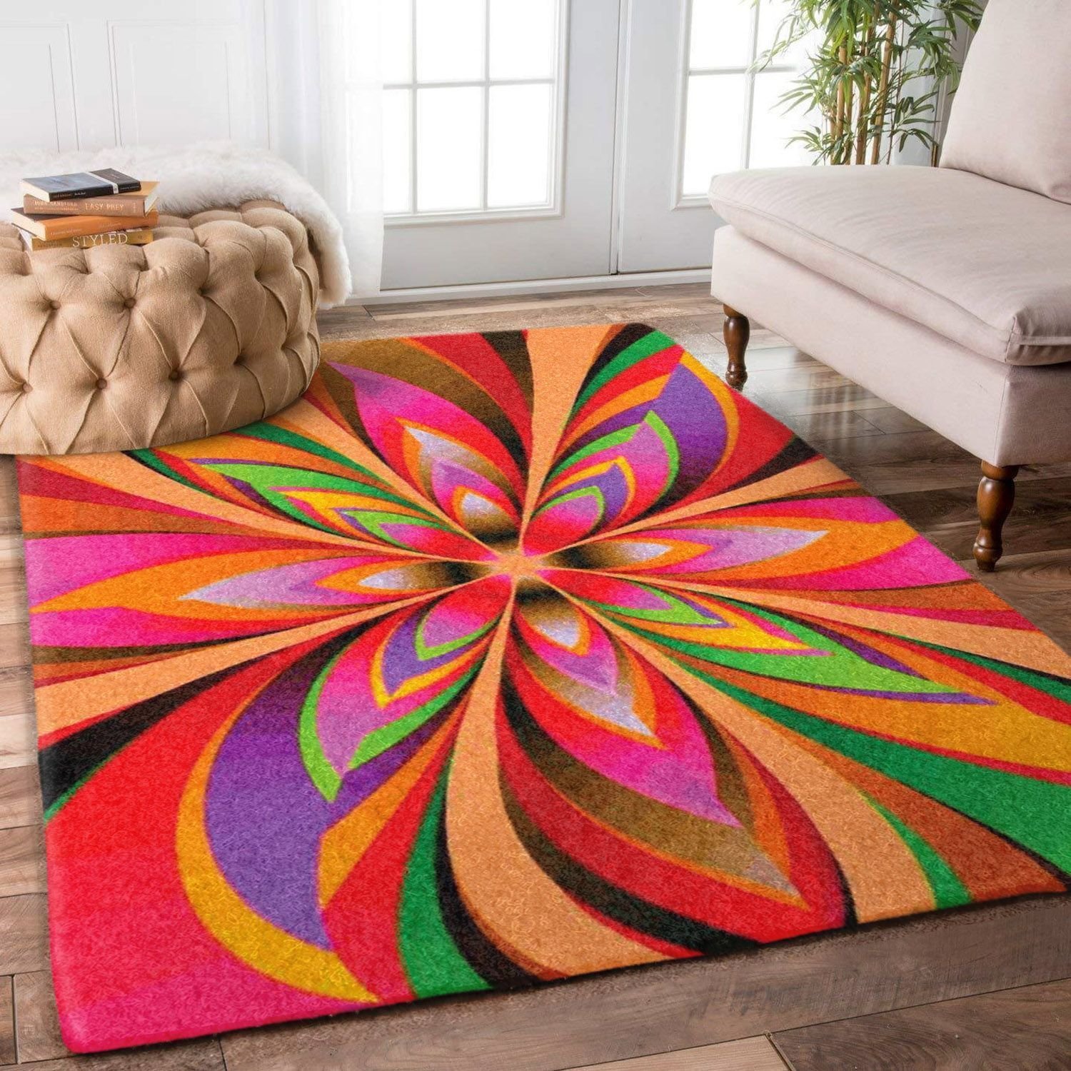 Flower Rug IQMZTTVNWWL DNNTVN