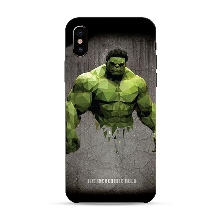 The Incredible Hulk Polygonal iPhone XS 3D Case