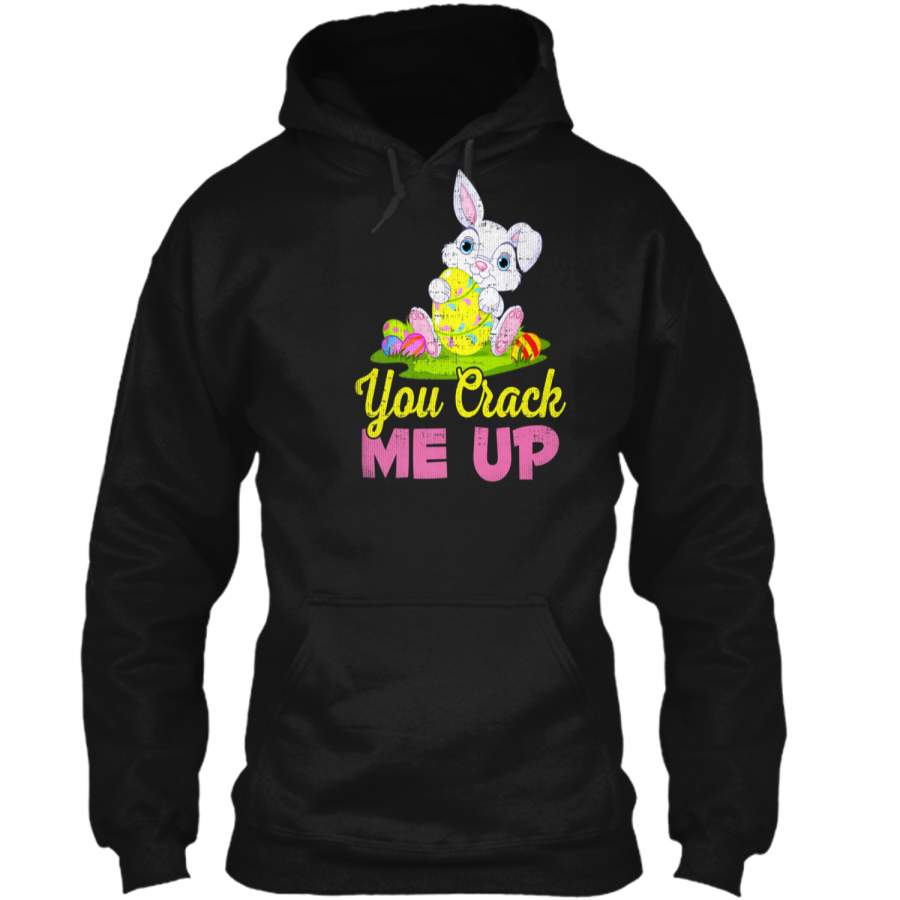 Cute Easter Egg Baby Bunny TShirt for Women Pullover Hoodie 8 oz