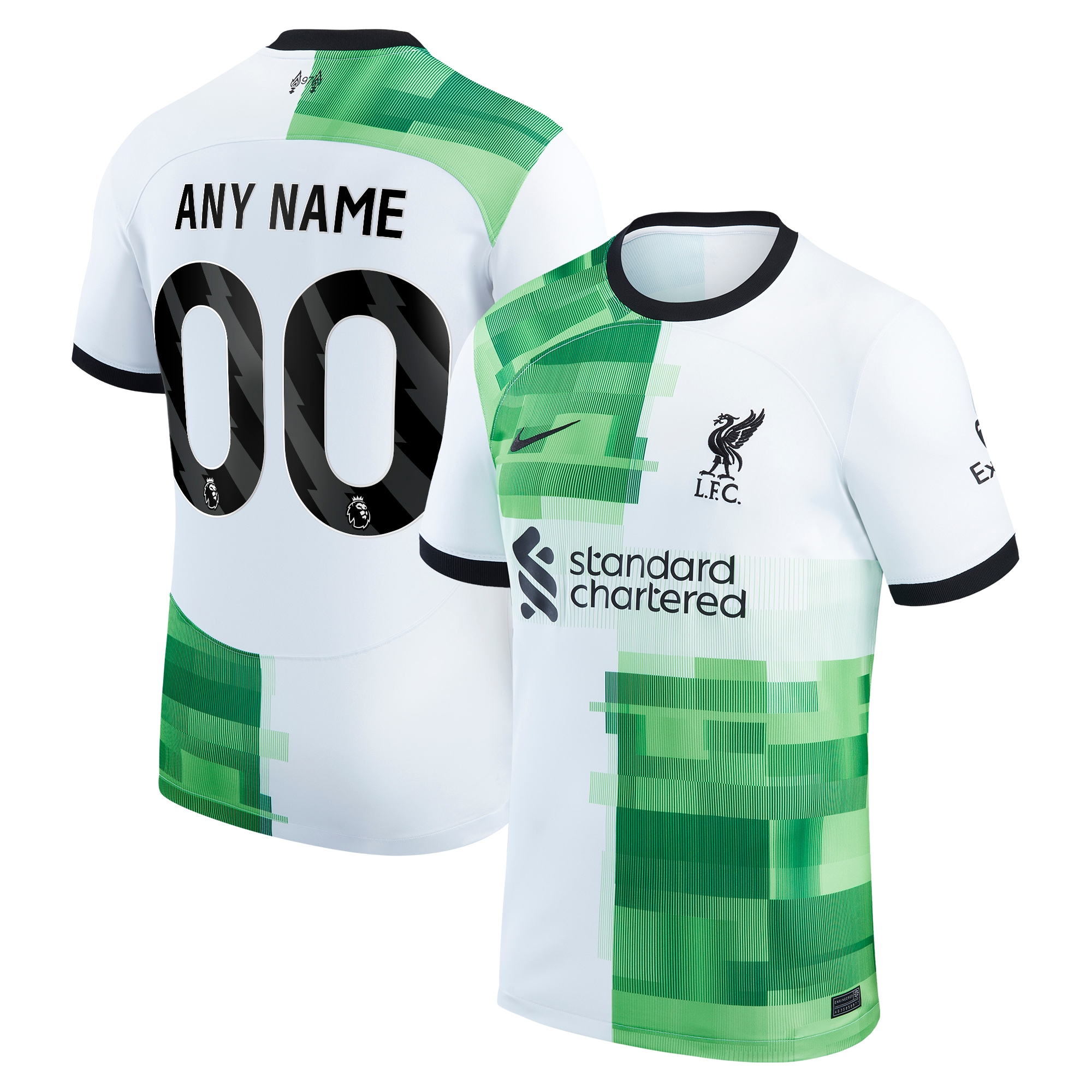 Liverpool 2023/24 Away Replica Custom Jersey – White