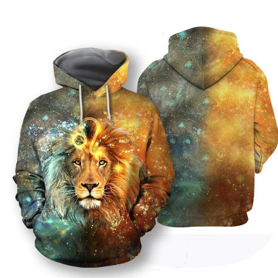 All Over Printed Leo Hoodie