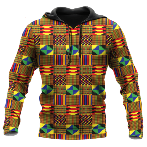 Africa African Kente Pattern 3D Over Printed