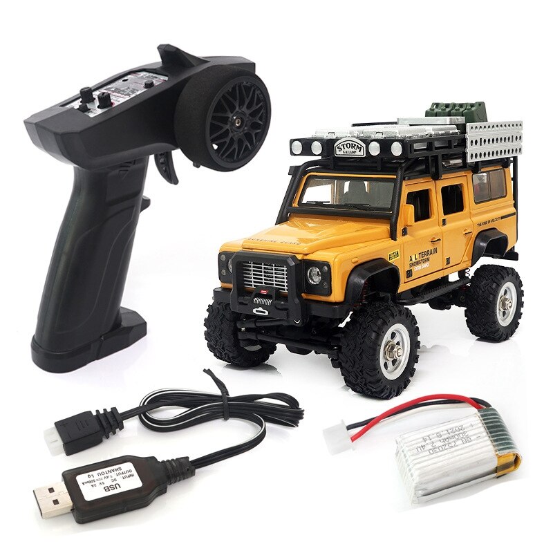 SG2801 4WD 2.4Ghz Simulation Remote Control Off-Road Climbing Car with Front and Rear Lights Vehicle Model Toy alx