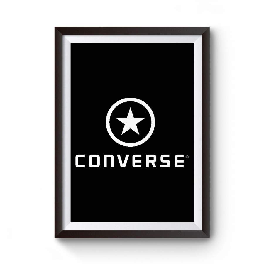 Vintage 90s Converse Cropped Logo Poster