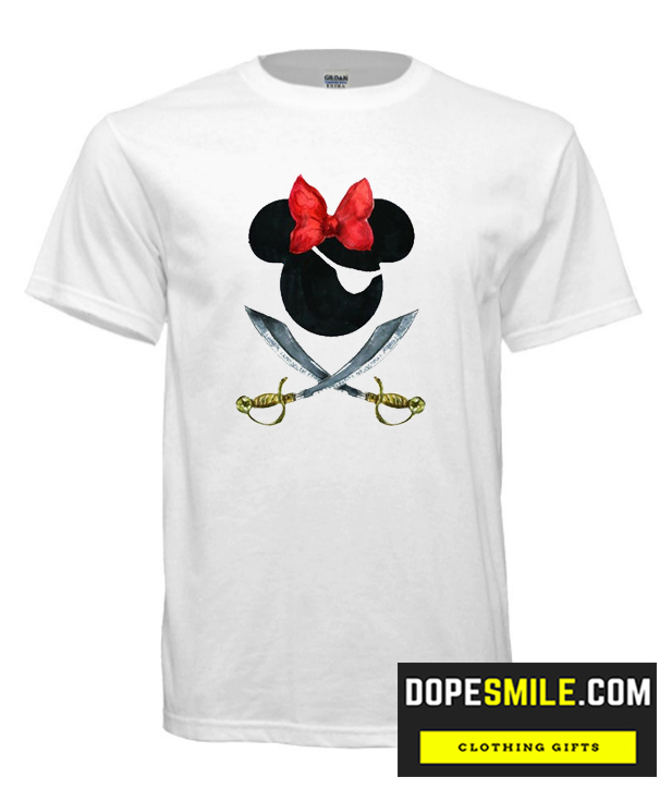 Pirate Minnie mouse cool  T Shirt