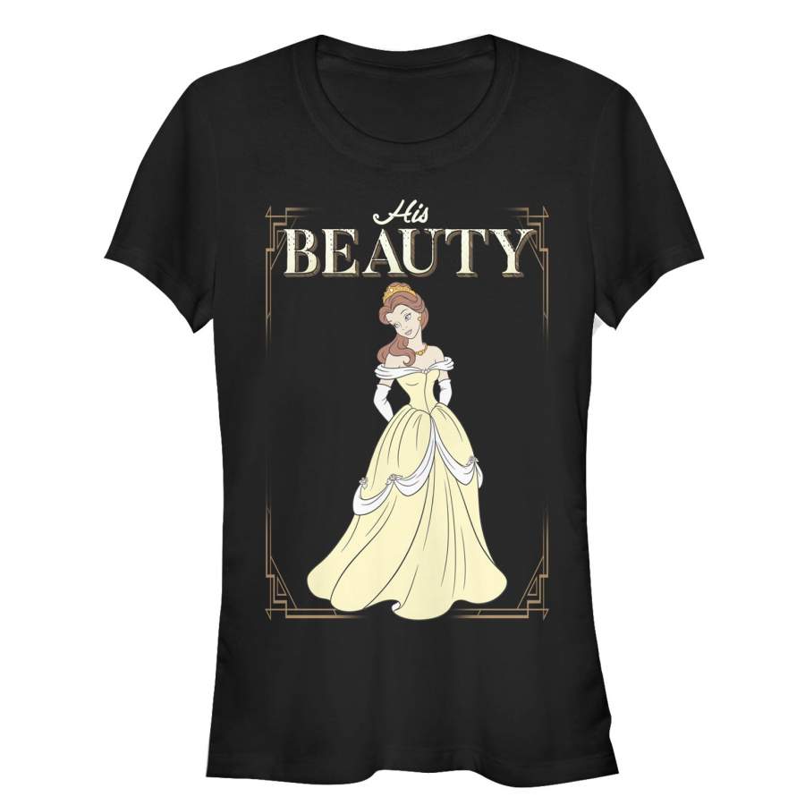 Beauty and the Beast Junior’s His Belle  T Shirt