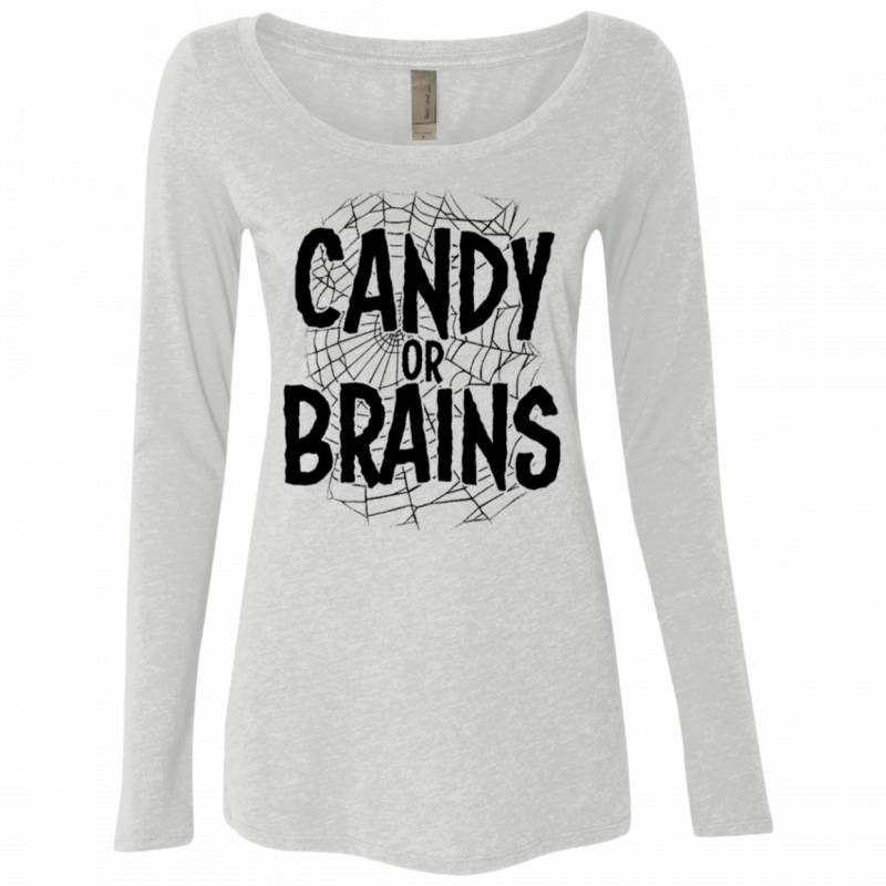 Candy Or Brains Women’s Long Sleeve Tee