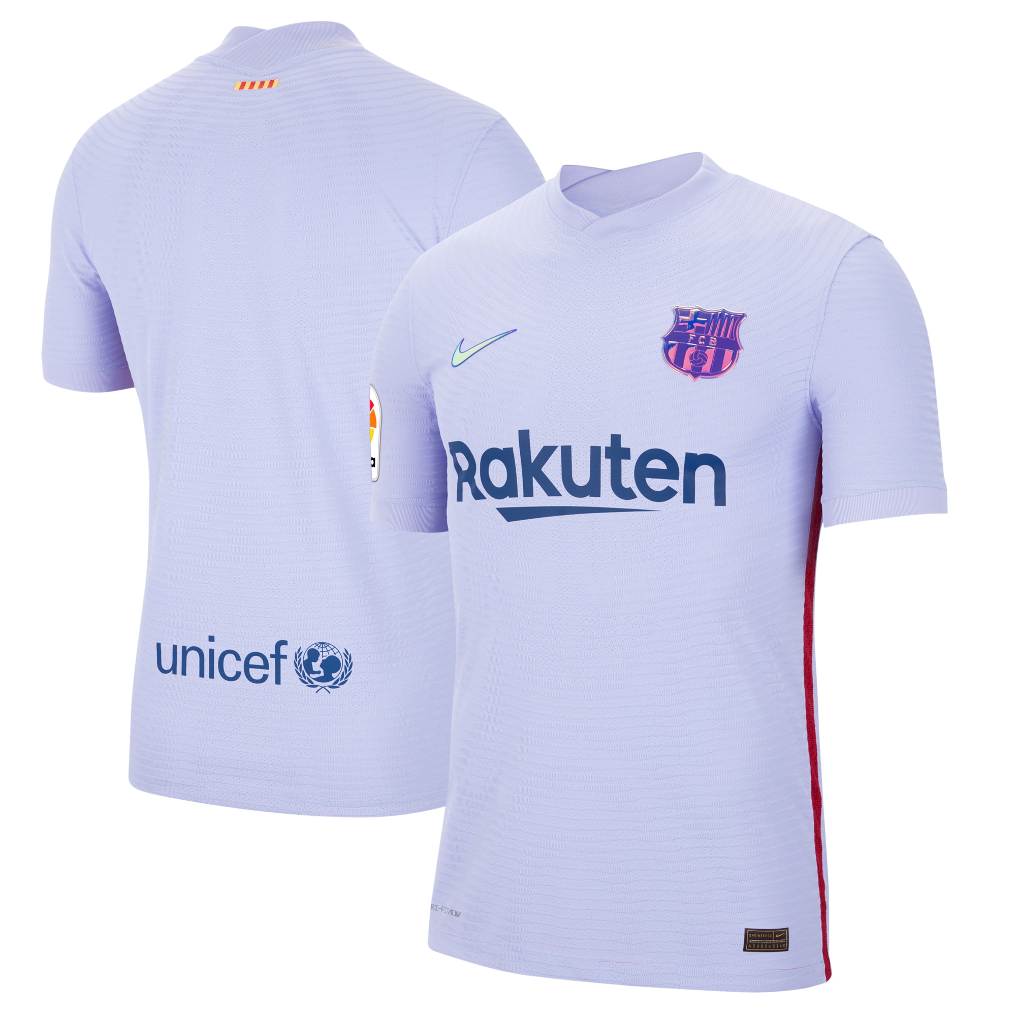 Barcelona 2021/22 Away Match Authentic Jersey – Purple