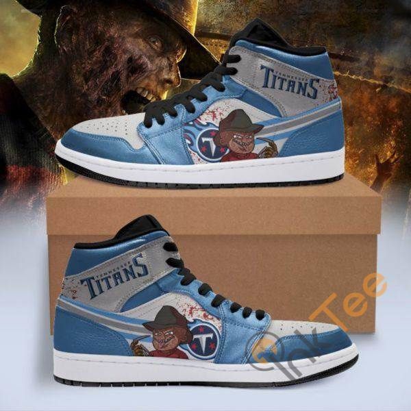 Tennessee Titans Horror Sport Custom Sneakers It2915 Air Jordan Sneaker Air Jordan High Sneakers