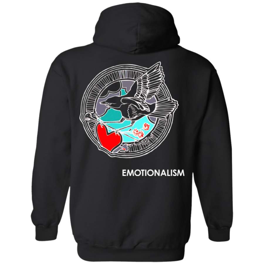 Mens The Avett Brothers Emotionalism Back print Pullover Hoodie