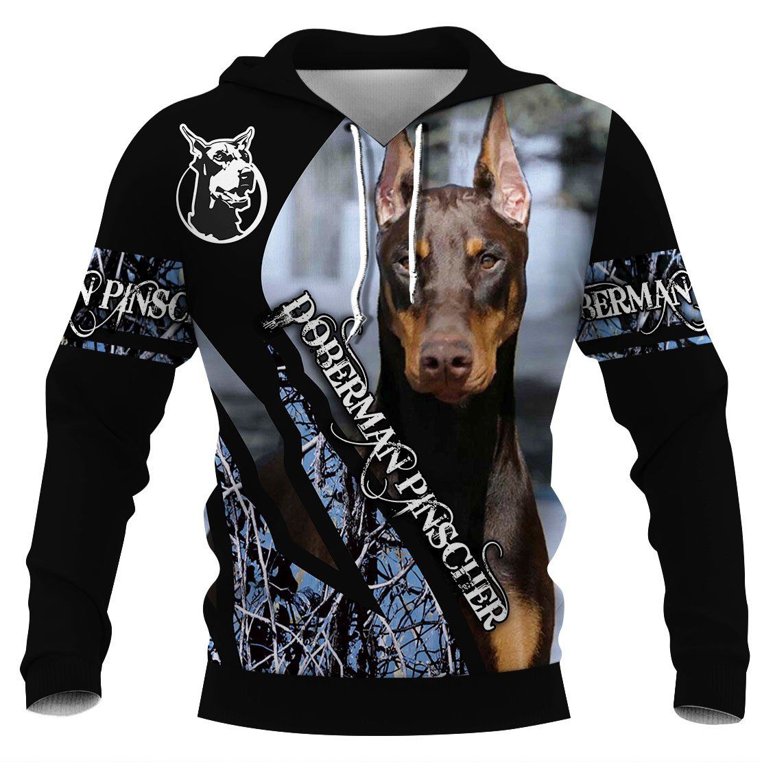 Red Doberman Dog 3D Full Printing