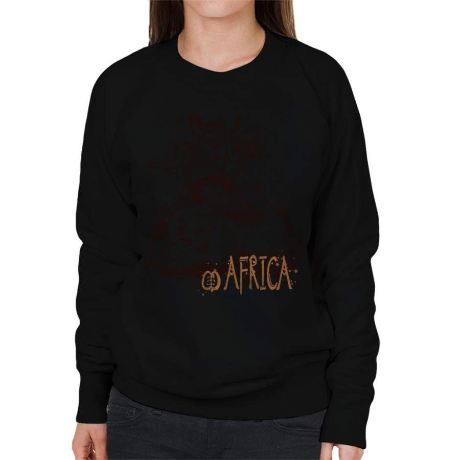 Africa Lion And Cubs Women’s Sweatshirt