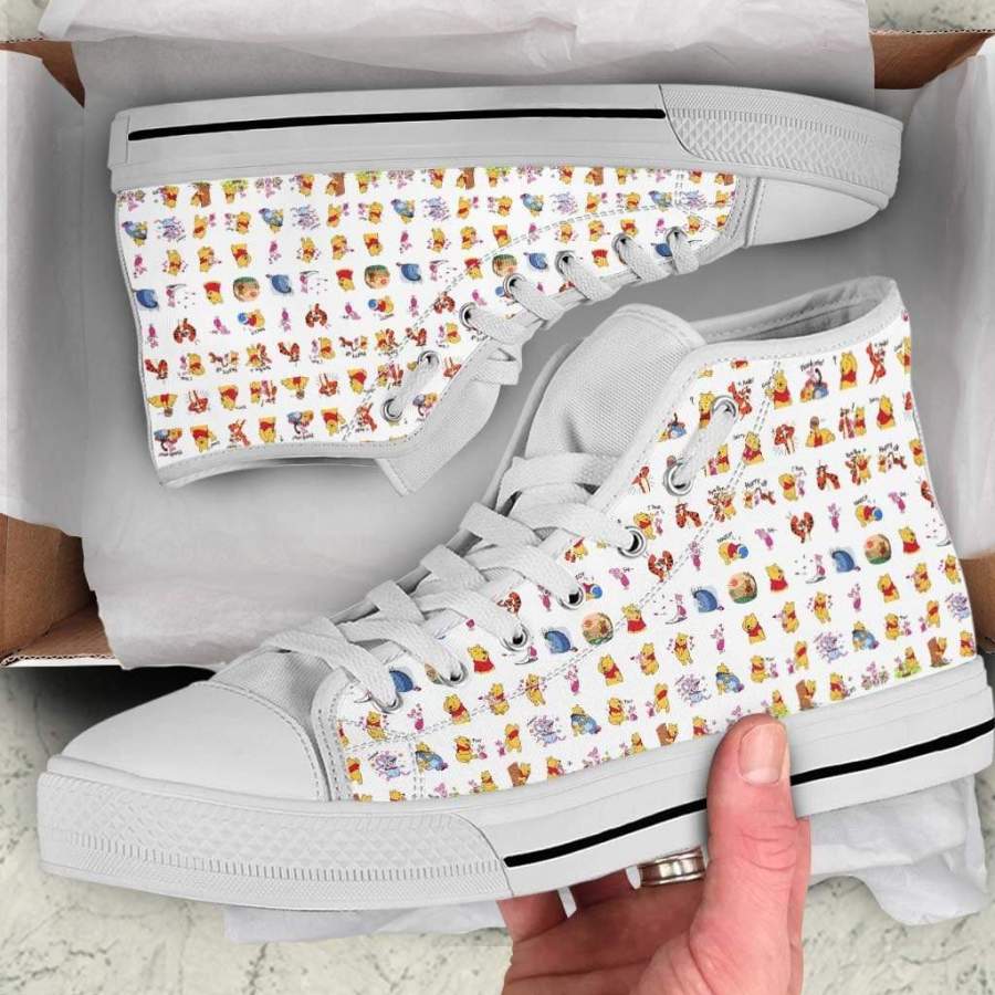 Gearhuman Pooh stickers – High Top Shoes