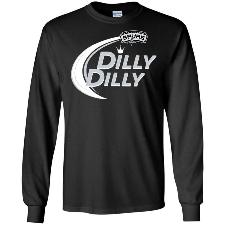 AGR Dilly Dilly San Antonio Spurs Sport Long Sleeve T-shirt