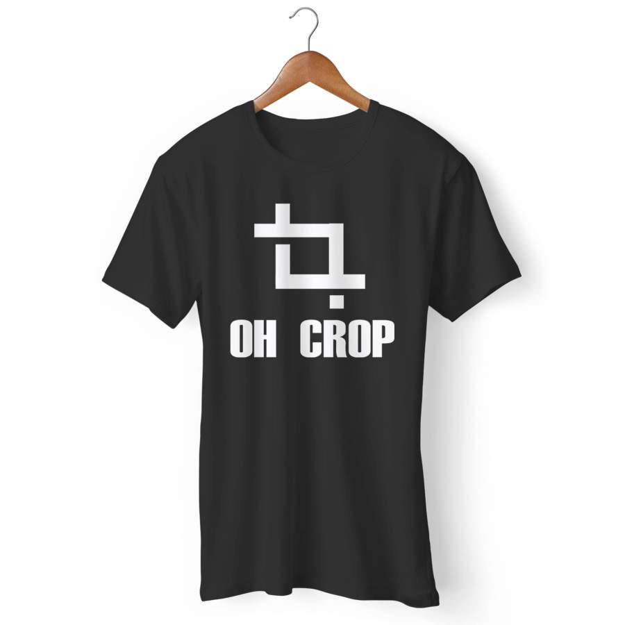 Oh Crop Dslr Camera Photography Man’s T-Shirt