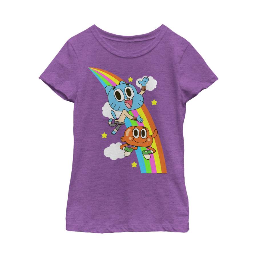 The Amazing World of Gumball Girl’s Rainbow Brothers T-Shirt