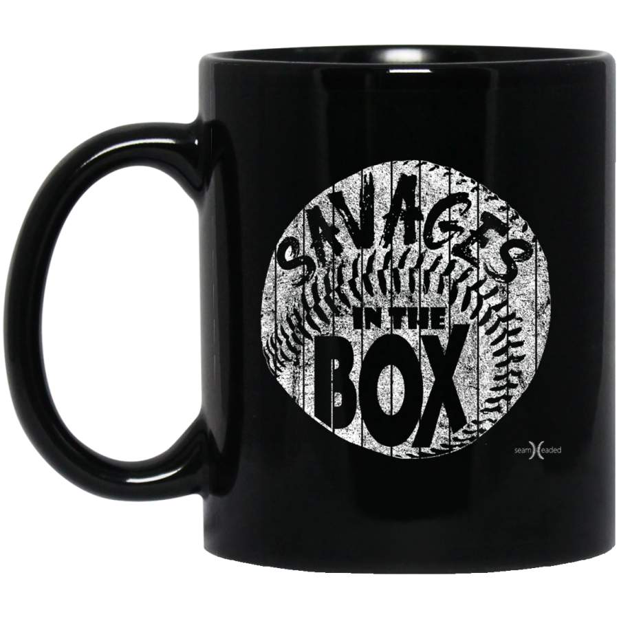 Vintage Savages in the Box Baseball Coffee Mug