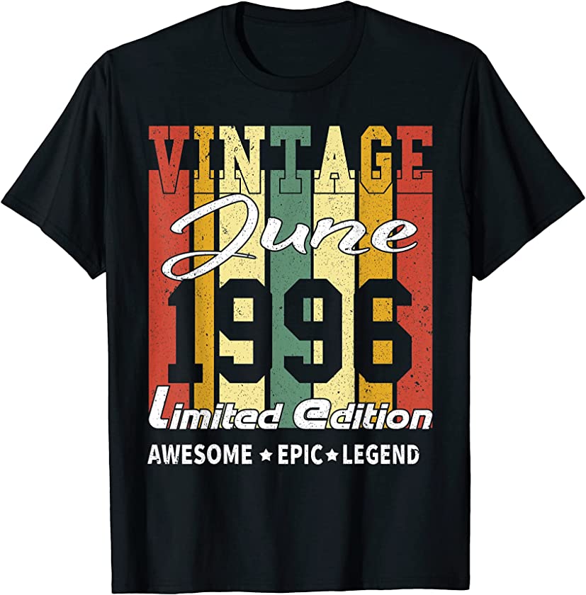 Vintage Limited Edition Birthday Decoration June 1996 T-Shirt