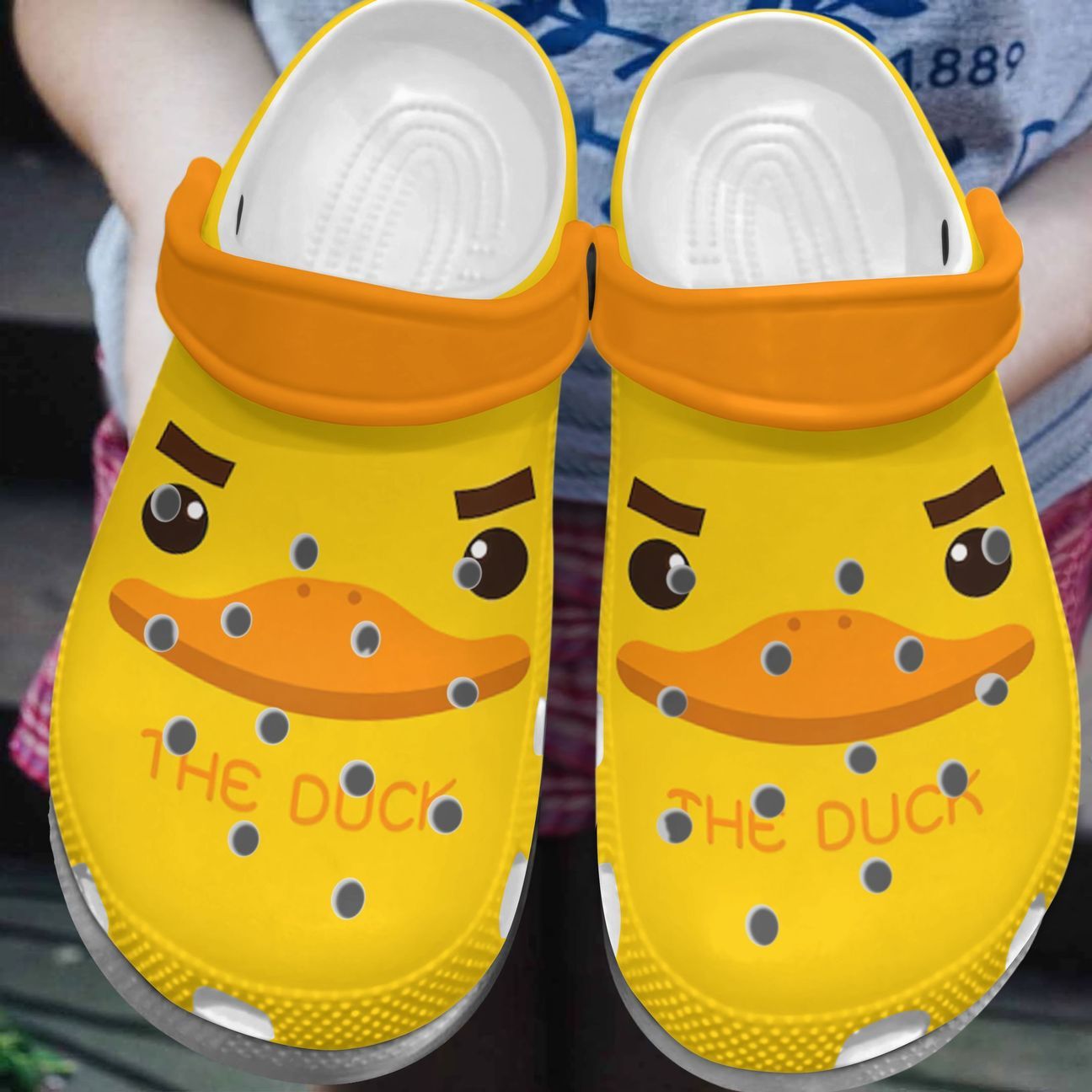 Duck Personalized Clog, Custom Name, Text, Color, Number Fashion Style For Women, Men, Kid, Print 3D Cute Duck