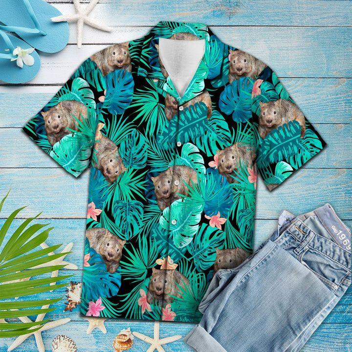 Wombat Tropical Hawaiian Shirt | Unisex | Adult | Hw6513