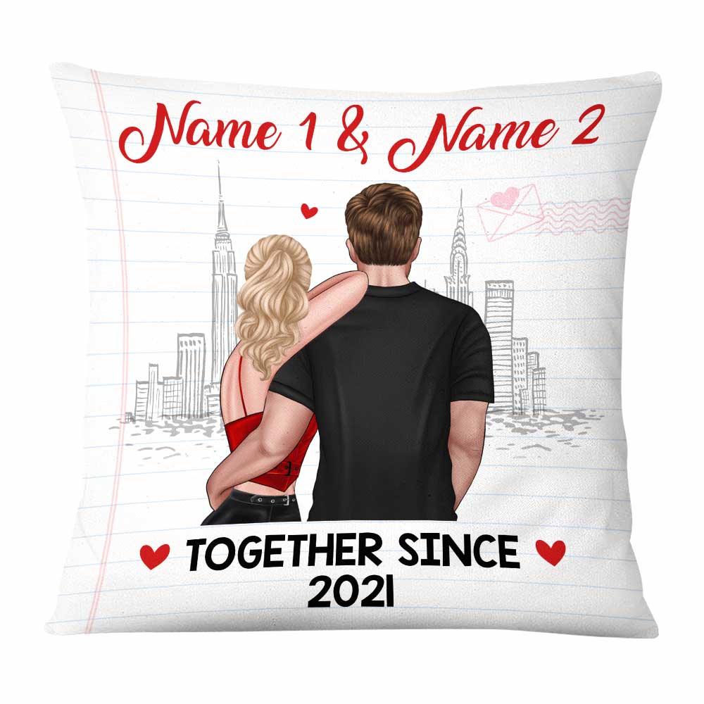 Personalized Couple Together Since Pillow Nb52 30O58