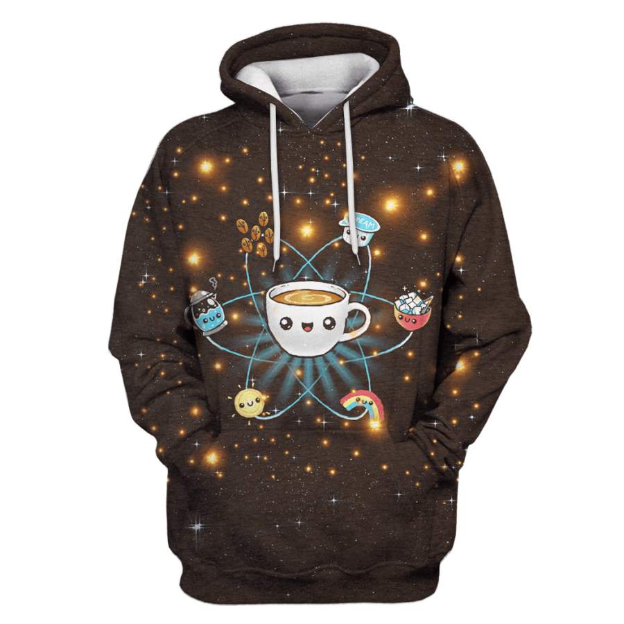 Coffee Drinks OuterSpace Custom T-shirt – Hoodies Apparel