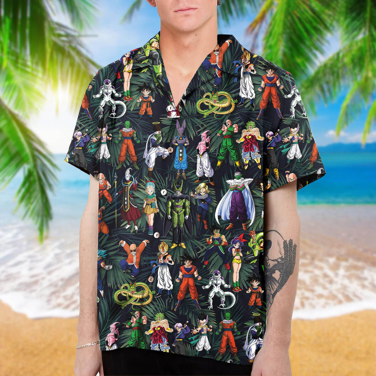 Dbz Collection Art Hawaii Shirt Ha91724