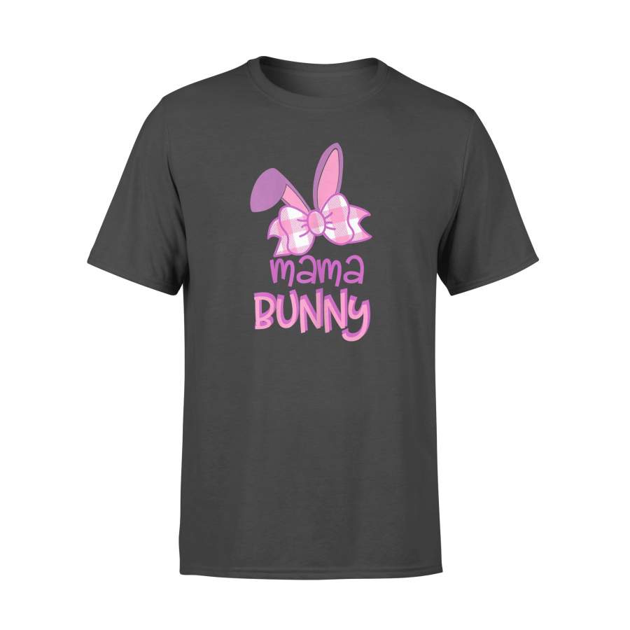 Womens Happy Easter Day Funny Mama Bunny – Standard T-shirt