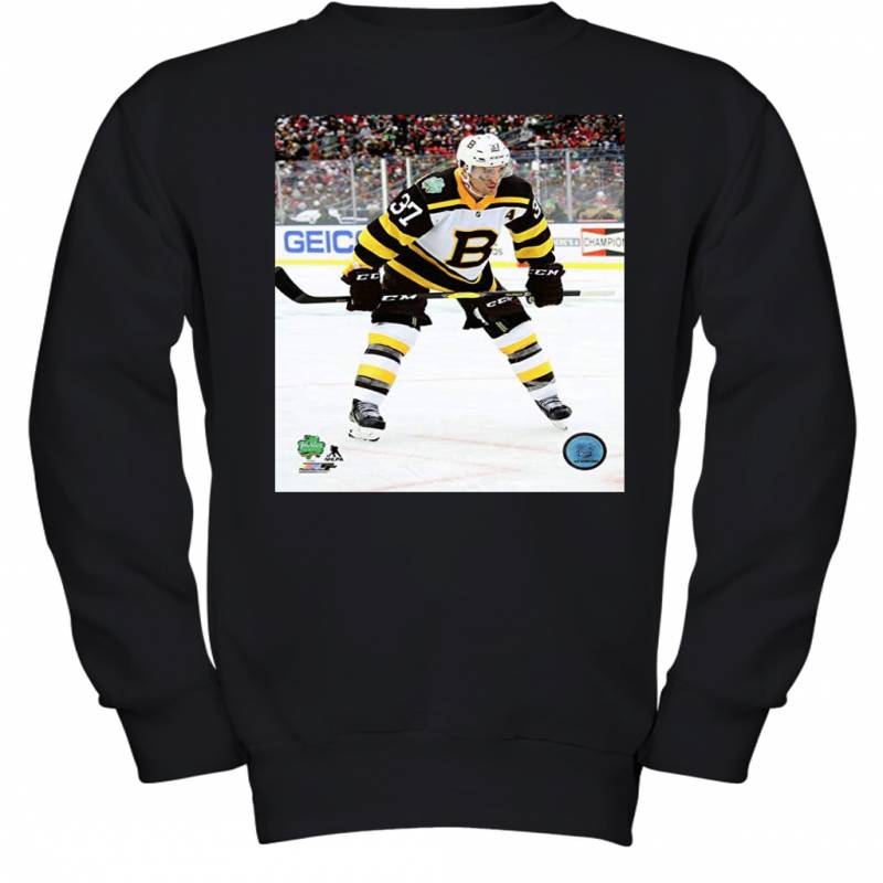 Patrice Bergeron Boston Bruins 2019 Winter Classic Action Youth Sweatshirt