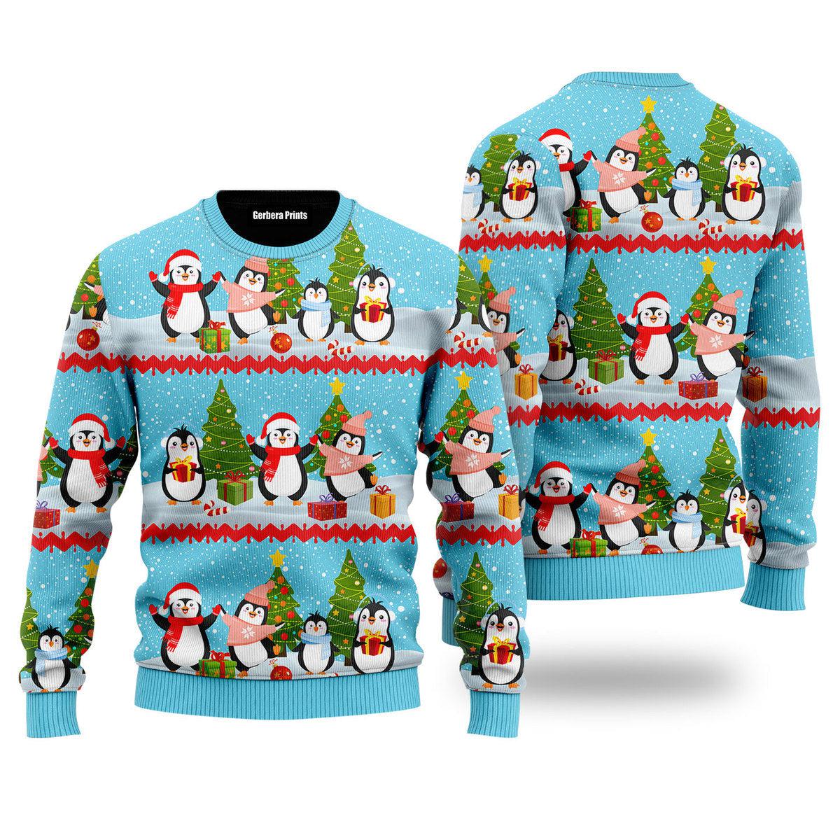 Penguin Ugly Christmas Sweater Ugly Christmas Sweater | For Men & Women | Uh1725