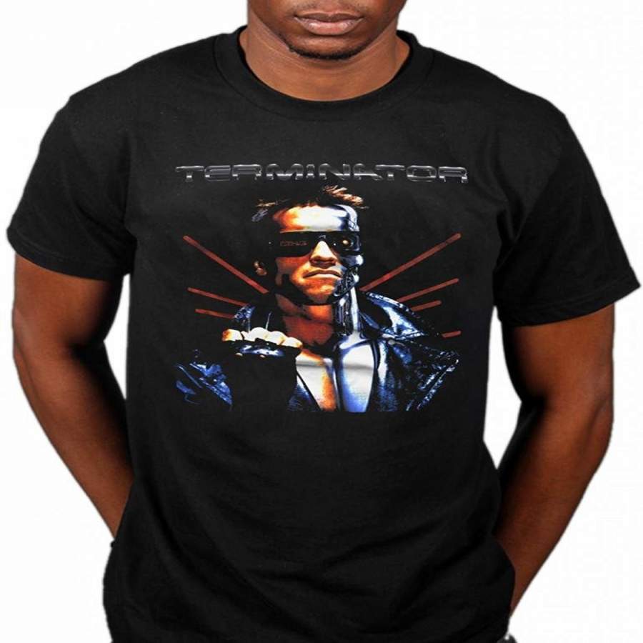 Terminator Terminated T-Shirt Poster Movie Film Arnold Schwarzenegger Action