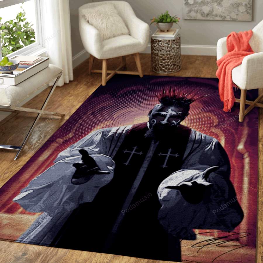 Tech N9ne – Rap Music Art For Fans Area Rug Living Room Carpet Floor Decor