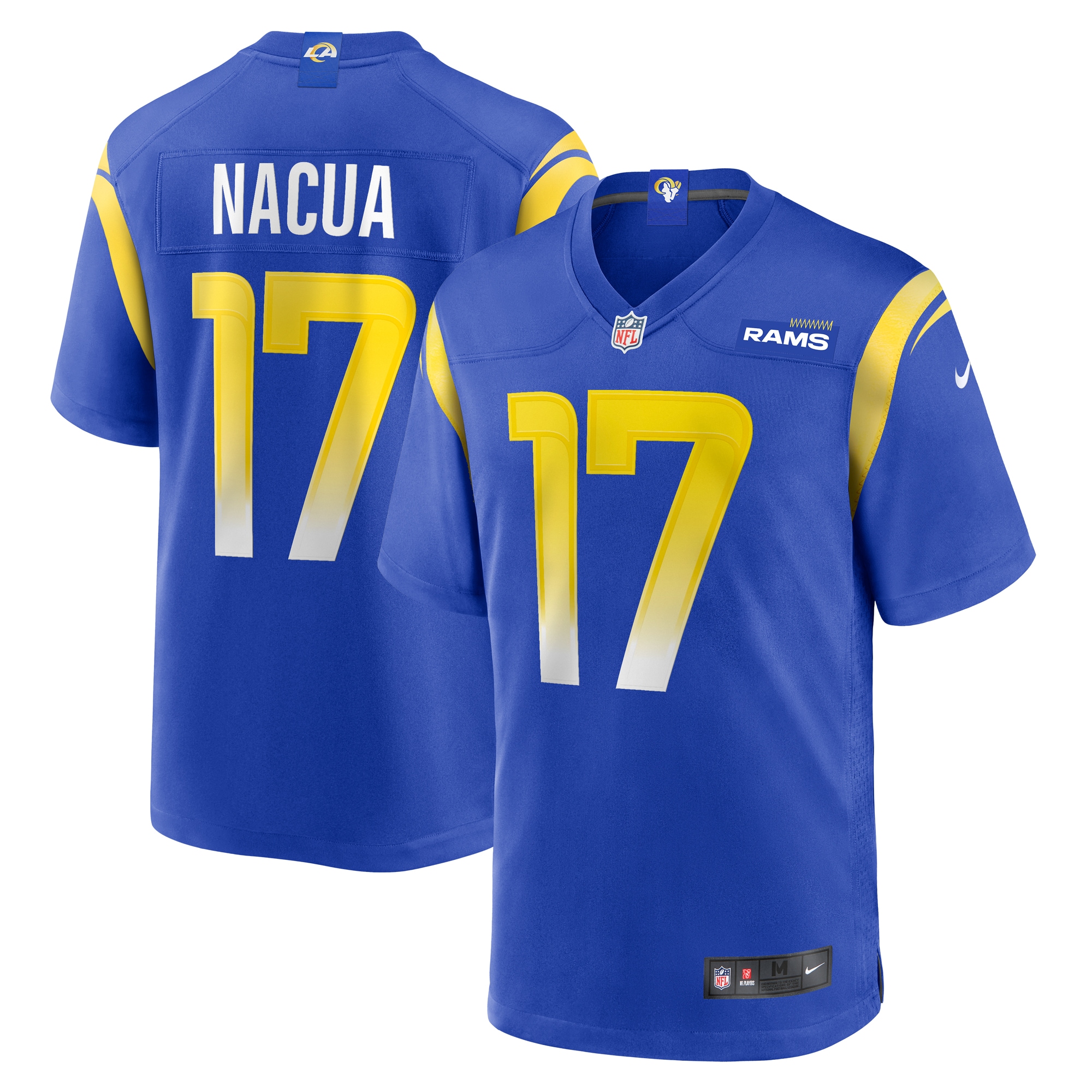 Puka Nacua Los Angeles Rams Home Game Jersey – Royal